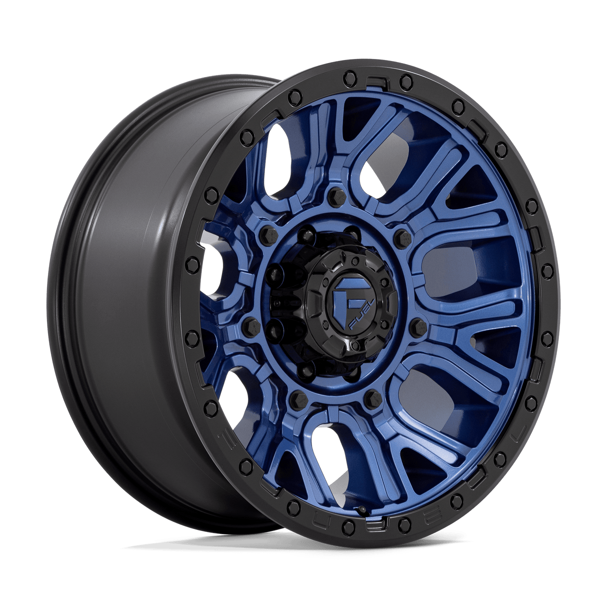 Traction 20X9 8X180 DK-BLUE BLK-RG 1MM