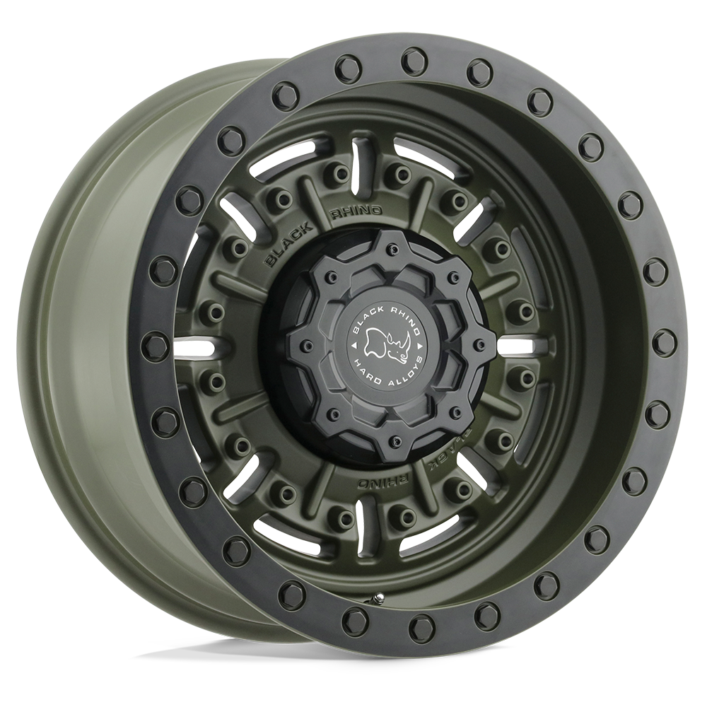 Abrams 17X8.5 6X5.5 OD-GRN -18MM