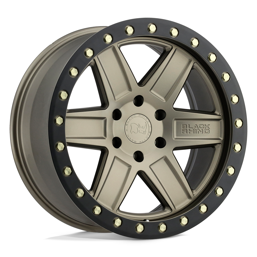 Attica 18X9.5 6X135 M-BRNZ-BRS-BLTS 12MM