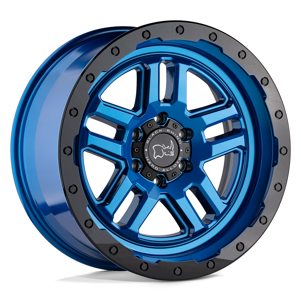 Barstow 20X9.5 6X135 DRBR-BLU-BLKLP 12MM