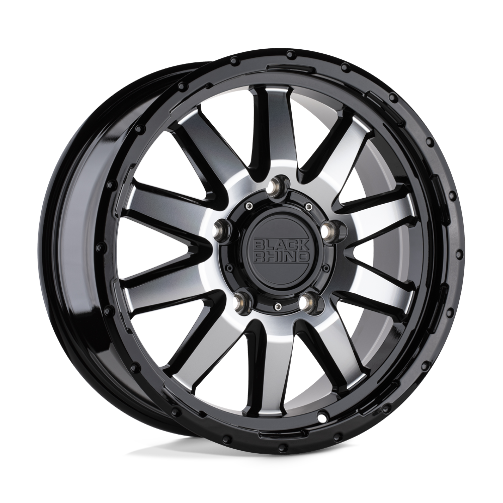 BRECN 18X8 6X5.5 G-BLK-MIR 35MM