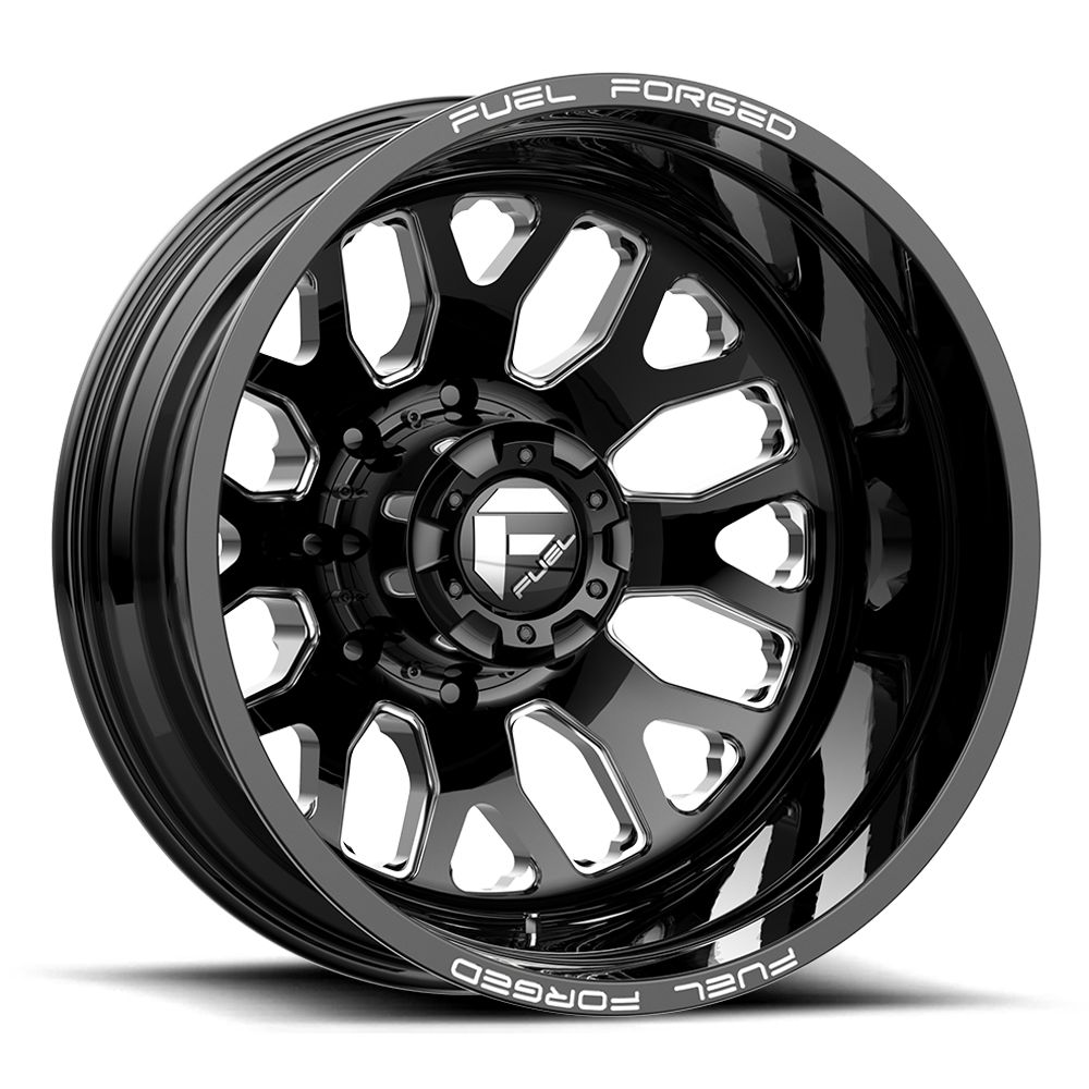 FF19D 22X8.25 8X200 GL-BLK-MIL -202MM