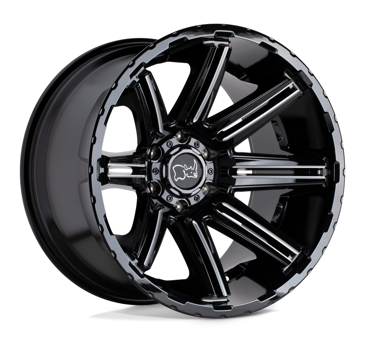 Rampage 20X9.5 6X5.5 G-BLK-MIR 12MM