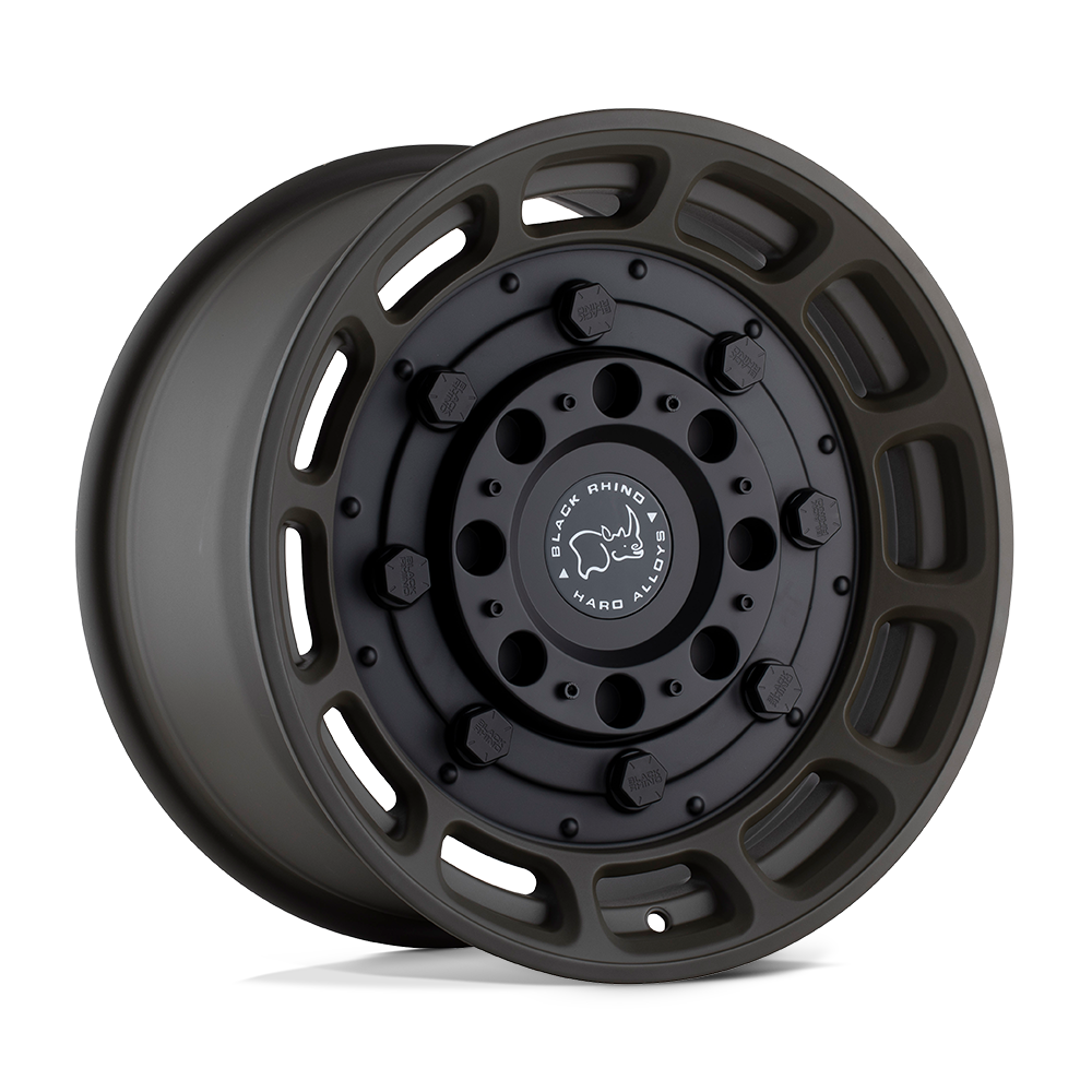 Warthog 17X8.5 5X5 MT-OD-GRN-BLK -18MM